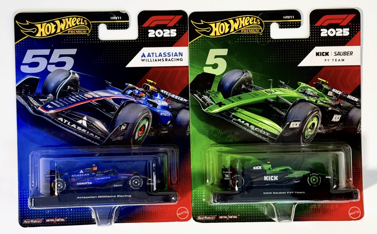 HotWheels Formula 1 Premium Set of 2