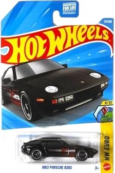 Hot Wheels 1983 Porsche 928S HW Euro Ages 3 and Up 171/250 (Black)