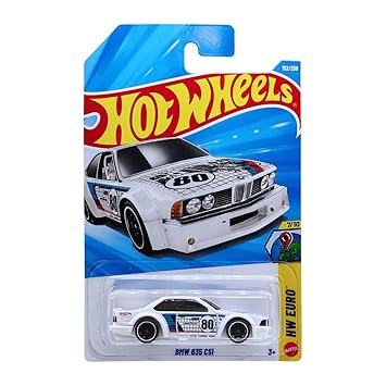 Hot Wheels BMW 635 CSi HW Euro Ages 3 and Up 152/250 (White)