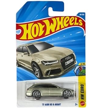 Hot Wheels 17 Audi RS 6 Avant HW Euro Ages 3 and Up 66/250 (Grey)