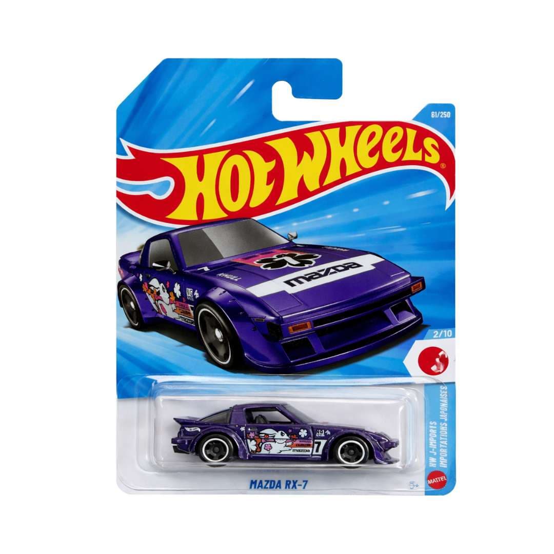 Hot Wheels - Mazda RX-7 - JJJ29 - 2/10 - Purple - Official Licensed Model - Mattel 2026 (61/250) - 1:64