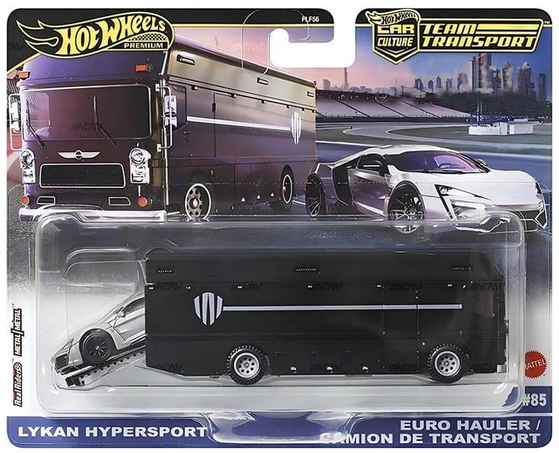 Hot Wheels® Team Transport W Motor LYKAN HYPERSPORT, Celebrates Racing Experience & Car Culture, Vehicles, 1:64 Scale Car & Transport, Gift for Race Fans & Toy Car Collectors | Car & Transport, Celebrates Racing Experience & Car Culture, Gift for Race Fans & Toy Car Collectors