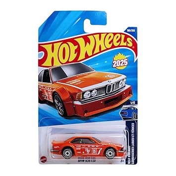 Hot Wheels 1:64 Scale BMW 635 CSi Wild Widebody Ages 3 Years and Up 185/250 (Oange)