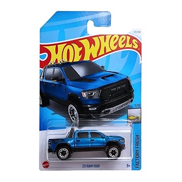 Hot Wheels 2024 23 Ram 1500 Factory Fresh Ages 3 and Up (Blue)
