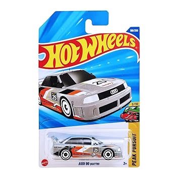 Hot Wheels Audi 90 Quattro Peak Pursuit Ages 3 Years and Up 199/250 (Grey)