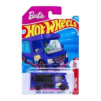 Hot Wheels Barbie Dream Camper Mattel Ages 3 and Up 21/250 (Purple)