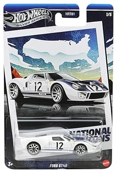Hot Wheels Ford GT 40, White
