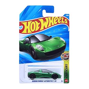 Hot Wheels Gordon Murray Automoive T.33 Exoticars Ages 3 and Up 3/250 (Green)
