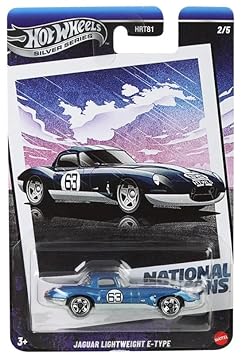Hot Wheels Jaguar Lightweight E-Type, 3+ Years, Blue