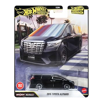 Hot Wheels Toyota Alphard Boulevard™ Vehicle, 1 Premium 1:64 Scale Sports Car, Full Metal Body Construction & Real Riders™ Tires, Toy for Collectors & Car Enthusiasts | Premium Sports Car, Full Metal Body Construction, Real Riders™ Tires, For Collectors & Car Enthusiasts