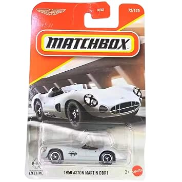 Matchbox 1:64 Scale 1956 Aston Martin DRB1 for 3 Years & Above 72/125 (Grey)