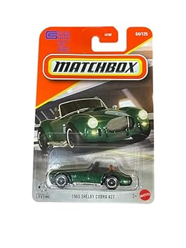 Matchbox 1:64 Scale 1965 Shelby Cobra 427 for 3 Years & Above 64/125 (Green)