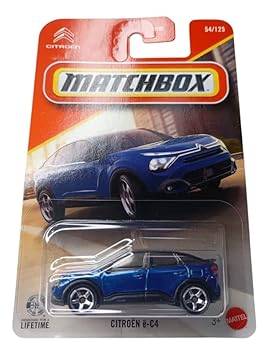 Matchbox 1:64 Scale Citroën ë-C4 for 3 Years & Above 54/125 (Blue)